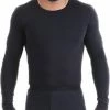 Embrator Mannen Thermo Shirt Longsleeve Zwart Maat 4XL