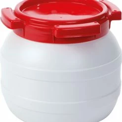Bo-Camp Waterkluisje - 3.6 Liter - Water- En Luchtdicht - Wit/Rood