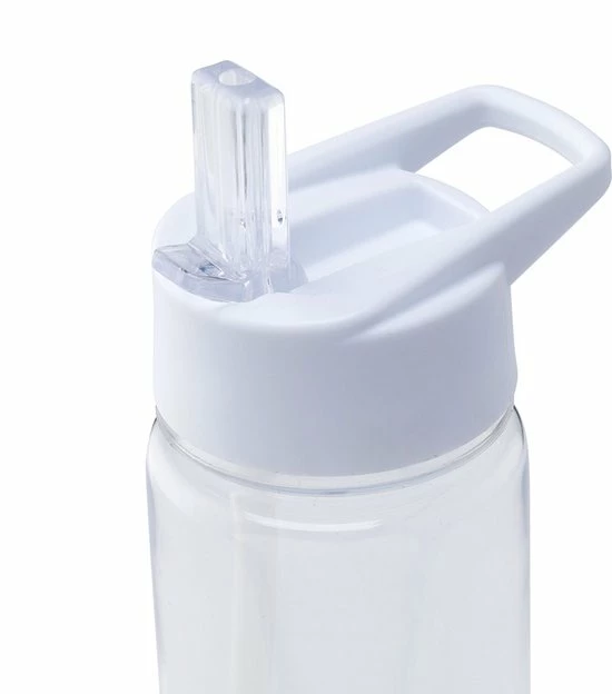 Happyshopper Waterfles Met Rietje - Fruit Filter - Tritan Drinkfles - Volwassenen - Wit 5 Happyshopper Waterfles Met Rietje - Fruit Filter - Tritan Drinkfles - Volwassenen - Wit - Afbeelding 3