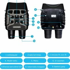 Thuys Nachtkijker Met Infrarood - Warmtebeeldcamera - Verrekijker Met Nachtzicht - Nachtkijker Warmtebeeld - Met Opbergtas - Zwart -CeLaVi winkel 550x629 3
