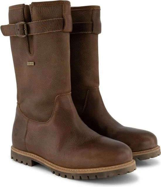 Travelin' Finland Heren - Wolgevoerde Leren Outdoorlaars - Waterdicht Laarzen - Donkerbruin Leer - Maat 43 4 Travelin' Finland Heren - Wolgevoerde Leren Outdoorlaars - Waterdicht Laarzen - Donkerbruin Leer - Maat 43 - Afbeelding 2