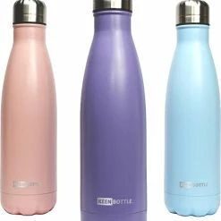 Keen Bottle. Keen Bottle Drinkfles 500ml - Herbruikbaar En Antilek - Pastel Paars - RVS - Waterfles -CeLaVi winkel 550x642 1