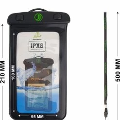 Jaunti | Waterdichte Telefoonhoesjes | Waterdicht Telefoonhoesje | Onderwater Hoesje Telefoon | Waterbestendig Telefoonzakje| Universeel Hoes Zwart | Iphone Pro Max & Samsung Ultra -CeLaVi winkel 550x647 3