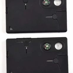 LOUZIR Creditcard Survival Kit - Pas - Kaart - Portemonnee - SOS Outdoor Card Multi Tool - Wallet Card -CeLaVi winkel 550x653