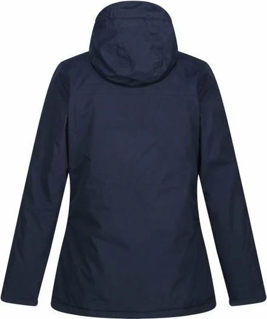 Bergonia II Waterdichte, Geïsoleerde Regenjas Met Capuchon Van Regatta Voor Dames, Outdoorjas, Marineblauw Blauw 10 Bergonia II Waterdichte, Geïsoleerde Regenjas Met Capuchon Van Regatta Voor Dames, Outdoorjas, Marineblauw Blauw - Afbeelding 8