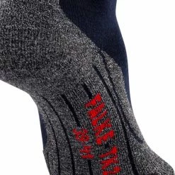 FALKE TK2 Explore Wandelsokken Warm Winter Zacht Thermisch Ademend Anti-blaar Antizweet Zonder Motief Met Elastische Boord Merinowol Blauw Heren Sportsokken - Maat 44-45 -CeLaVi winkel 550x658 1
