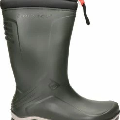 Dunlop Laarzen - Rubber Laarzen Heren - Regenlaarzen- Laarzen Dames - Gevoerde Laarzen - Werk Laarzen - Groen - Maat 42
