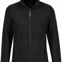 BJØRNSON Maks Fleece Vest 4 Seizoenen Heren - Rits - Maat 3XL - Zwart
