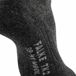 FALKE TK2 Explore Wool Wandelsokken Dikke Versterkte Thermische Sokken Zonder Patroon Met Medium Padding Lang En Warm Voor Wandelen Winter Merinowol Grijs Heren Sportsokken - Maat 44-45 -CeLaVi winkel 550x674 3