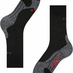 FALKE TK2 Explore Wandelsokken Warm Winter Zacht Thermisch Ademend Anti-blaar Antizweet Zonder Motief Met Elastische Boord Merinowol Zwart Heren Sportsokken - Maat 44-45 -CeLaVi winkel 550x674 5