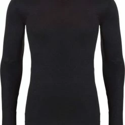 Ten Cate Heren Thermo Shirt Lange Mouw V-hals - M - Zwart