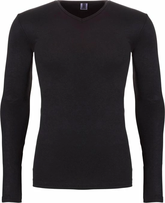 Ten Cate Heren Thermo Shirt Lange Mouw V-hals - M - Zwart 3 Ten Cate Heren Thermo Shirt Lange Mouw V-hals - M - Zwart