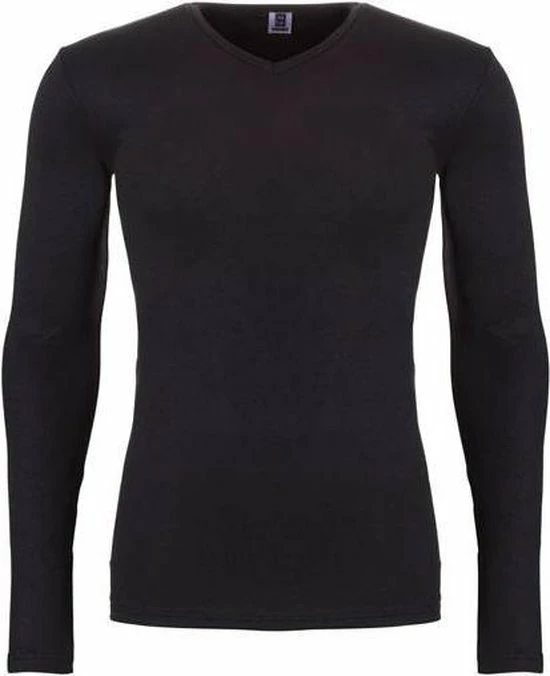 Ten Cate Heren Thermo Shirt Lange Mouw V-hals - M - Zwart 5 Ten Cate Heren Thermo Shirt Lange Mouw V-hals - M - Zwart - Afbeelding 3