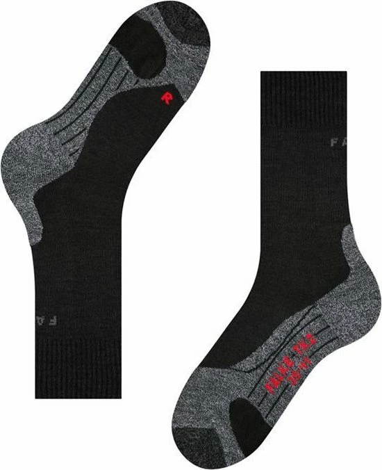 FALKE TK2 Explore Wandelsokken Warm Winter Zacht Thermisch Ademend Anti-blaar Antizweet Zonder Motief Met Elastische Boord Merinowol Zwart Dames Sportsokken - Maat 37-38 25 FALKE TK2 Explore Wandelsokken Warm Winter Zacht Thermisch Ademend Anti-blaar Antizweet Zonder Motief Met Elastische Boord Merinowol Zwart Dames Sportsokken - Maat 37-38 - Afbeelding 23