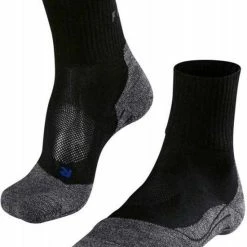 FALKE TK2 Explore Cool Short Wandelsokken Kort Zacht Thermisch Anti-blaar Antizweet Zonder Motief Met Elastische Boord Verkoelend Ademend Sneldrogend Zwart Heren Sportsokken - Maat 42-43 -CeLaVi winkel 550x680 1