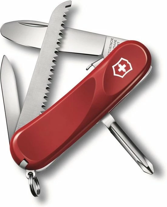 Victorinox Evolution Junior 09 Zakmes 8 Functies Rood 4 Victorinox Evolution Junior 09 Zakmes 8 Functies Rood - Afbeelding 2