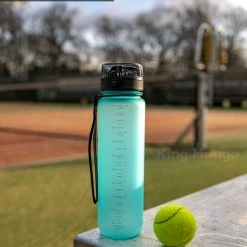 Drinkfles - 1 Liter - Sport Bidon Drinkbus 1000ml - Lichtblauw - King Mungo KMDF043 -CeLaVi winkel 550x686 2