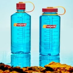 Nalgene Wide-Mouth Bottle - Drinkfles - 32oz - BPA Free - SUSTAIN - Teal -CeLaVi winkel 550x687