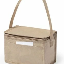 Merkloos Koeltas - Lunchtas - Koeltasje Lunch - Koelelementen - Isolatie - Volwassenen - Dames - Heren - Gerecycled - Papier - Aluminium