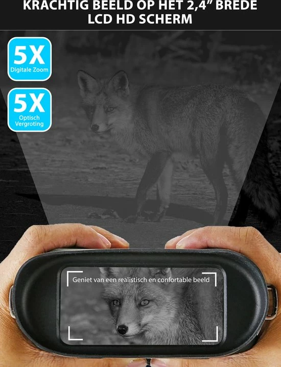Cofornye Nachtkijker Met Infrarood En Digitale Video Camera | Verrekijker Met Nachtzicht | Inclusief SD Kaart En Batterijen 8 Cofornye Nachtkijker Met Infrarood En Digitale Video Camera | Verrekijker Met Nachtzicht | Inclusief SD Kaart En Batterijen - Afbeelding 6