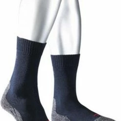 FALKE TK2 Explore Wandelsokken Warm Winter Zacht Thermisch Ademend Anti-blaar Antizweet Zonder Motief Met Elastische Boord Merinowol Blauw Heren Sportsokken - Maat 44-45 -CeLaVi winkel 550x727