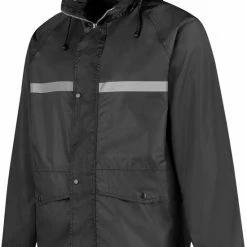 BJØRNSON Dusch Regenpak Dames & Heren - Waterdicht - Maat M - Zwart 46 BJØRNSON Dusch Regenpak Dames & Heren - Waterdicht - Maat M - Zwart -CeLaVi winkel 550x731