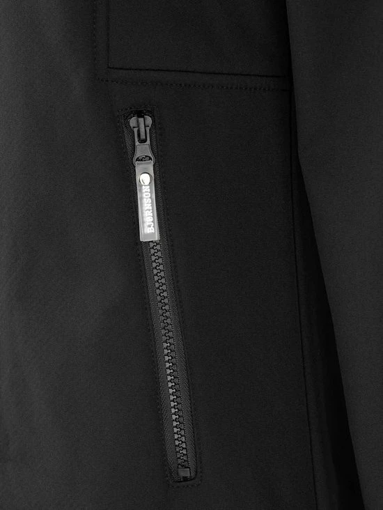 BJØRNSON Signe Softshell Winterjas Parka Dames - Teddy - Maat 48 - Zwart 10 BJØRNSON Signe Softshell Winterjas Parka Dames - Teddy - Maat 48 - Zwart - Afbeelding 8