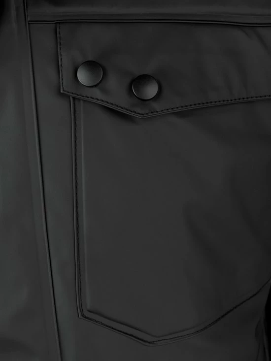 BJØRNSON Regn PU Regenjas / Winterjas Heren - Waterdicht - Maat L - Zwart 5 BJØRNSON Regn PU Regenjas / Winterjas Heren - Waterdicht - Maat L - Zwart - Afbeelding 3