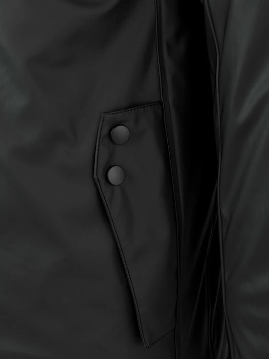BJØRNSON Regn PU Regenjas / Winterjas Heren - Waterdicht - Maat L - Zwart 6 BJØRNSON Regn PU Regenjas / Winterjas Heren - Waterdicht - Maat L - Zwart - Afbeelding 4