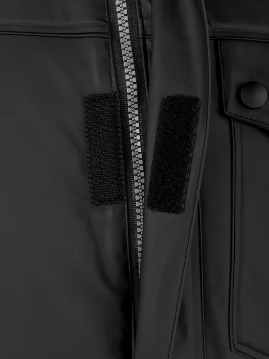 BJØRNSON Regn PU Regenjas / Winterjas Heren - Waterdicht - Maat L - Zwart 7 BJØRNSON Regn PU Regenjas / Winterjas Heren - Waterdicht - Maat L - Zwart - Afbeelding 5