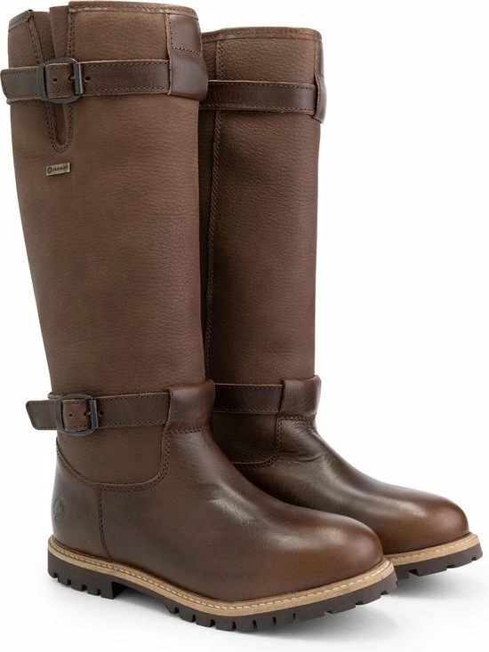 Travelin' Greenland Dames Outdoorlaarzen - Waterdicht En Gevoerde Wandellaars - Donkerbruin Leer - Maat 37 5 Travelin' Greenland Dames Outdoorlaarzen - Waterdicht En Gevoerde Wandellaars - Donkerbruin Leer - Maat 37 - Afbeelding 3