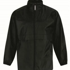 Bc Windjas/regenjas Voor Heren Zwart Maat XL