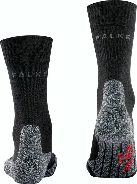 FALKE TK2 Explore Wandelsokken Warm Winter Zacht Thermisch Ademend Anti-blaar Antizweet Zonder Motief Met Elastische Boord Merinowol Zwart Dames Sportsokken - Maat 37-38 4 FALKE TK2 Explore Wandelsokken Warm Winter Zacht Thermisch Ademend Anti-blaar Antizweet Zonder Motief Met Elastische Boord Merinowol Zwart Dames Sportsokken - Maat 37-38 - Afbeelding 2