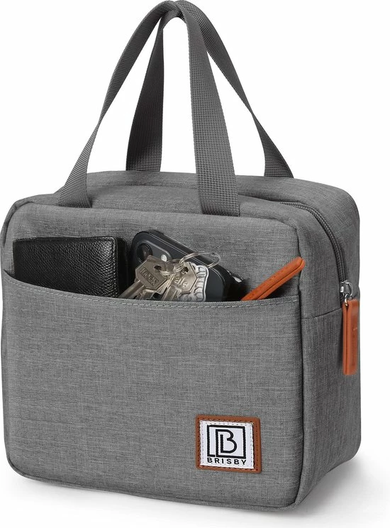 Brisby 4 Laags Geïsoleerde Koeltas - Lunchtas 4 Liter - Donkergrijs 10 Brisby 4 Laags Geïsoleerde Koeltas - Lunchtas 4 Liter - Donkergrijs - Afbeelding 8