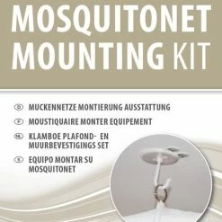 Deconet Kleefhaak Set - Per 2- Wit