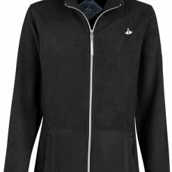 BJØRNSON Jenna Fleece Vest 4 Seizoenen Dames - Rits - Maat 42 - Zwart