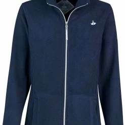 BJØRNSON Jenna Fleece Vest 4 Seizoenen Dames - Rits - Maat 40 - Donkerblauw