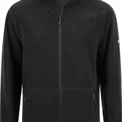 Life-Line - Dean Fleece Vest Heren - Zwart - Outdoorvest - Fleece Zwart - Maat S