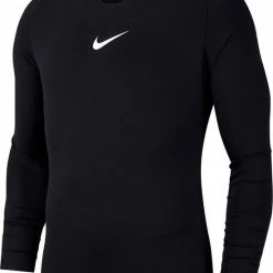 Nike Dry Park First Layer Longsleeve Shirt Thermoshirt - Maat 128 - Unisex - Zwart