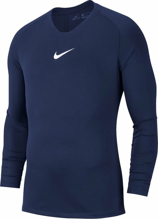 Nike Park Dry First Layer Longsleeve Thermoshirt - Maat S - Mannen - Navy/wit 3 Nike Park Dry First Layer Longsleeve Thermoshirt - Maat S - Mannen - Navy/wit