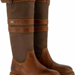 Travelin' Lindau Dames - Leren Outdoorlaars - Waterdicht En Ademend - Laarzen Bruin Leer - Maat 40