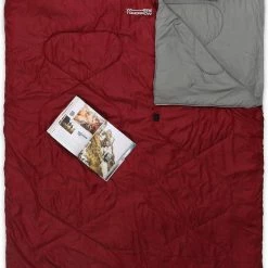 Where Tomorrow Double Slaapzak 220 X 150 Cm Diverse Kleuren - Wijn Rood -CeLaVi winkel 550x777 2