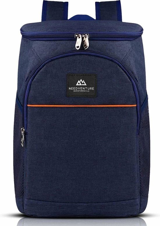 Needventure Koeltas - Lunchtas - Koelrugtas - Picknicktas - 20 Liter - Flessenhouder - Bieropener - Blauw 3 Needventure Koeltas - Lunchtas - Koelrugtas - Picknicktas - 20 Liter - Flessenhouder - Bieropener - Blauw