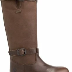 Travelin' Greenland Dames Outdoorlaarzen - Waterdicht En Gevoerde Wandellaars - Donkerbruin Leer - Maat 37