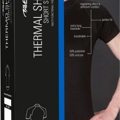Avento Thermoshirt - Mannen - Zwart - Maat L -CeLaVi winkel 550x792 3