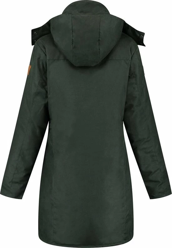 MGO Leisure Wear Kate Wax Parka Outdoorjas Dames - Maat L 5 MGO Leisure Wear Kate Wax Parka Outdoorjas Dames - Maat L - Afbeelding 3