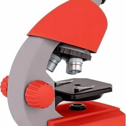 Bresser Junior Microscoop – 40x640x – Rood – Incl. Accessoirespakket – Voor Transparante Preparaten -CeLaVi winkel 550x797