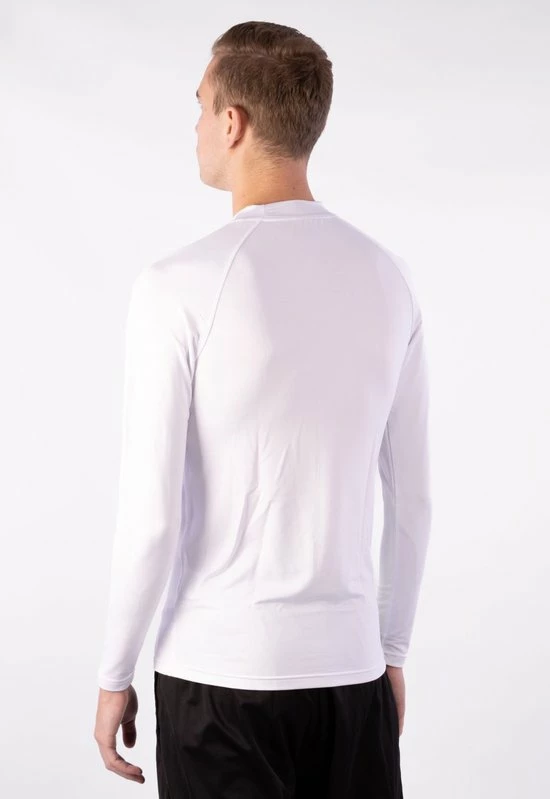 Avento Shirt Base Layer Lange Mouw - Mannen - Wit - Maat M 8 Avento Shirt Base Layer Lange Mouw - Mannen - Wit - Maat M - Afbeelding 6