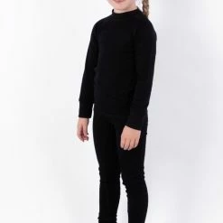 Avento Thermobroek Junior - 2-Pack - Zwart - Maat 152 -CeLaVi winkel 550x802