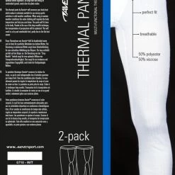 Avento Thermobroek Mannen - 2-Pack - Wit - Maat L -CeLaVi winkel 550x806 3